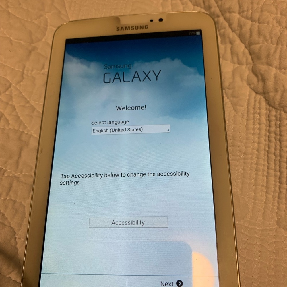 Samsung Galaxy Tab A7.0 WiFi 8GB Tablet White